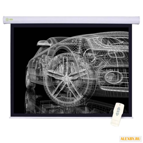 Рулонный матовый белый экран