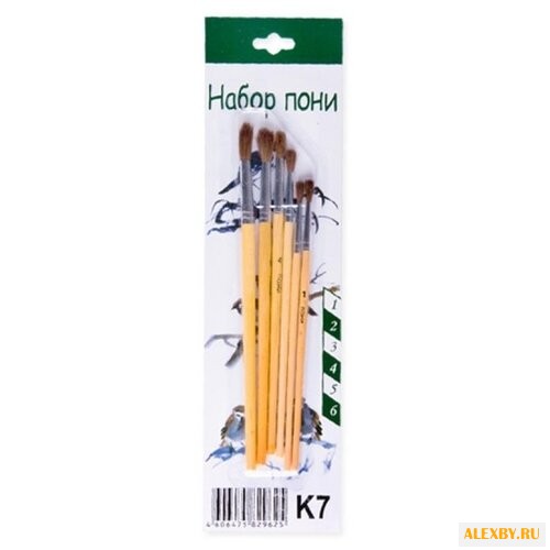 Набор кистей Miraculous пони 6