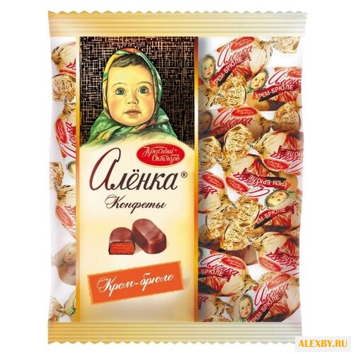 Конфеты Алёнка крем-брюле овал