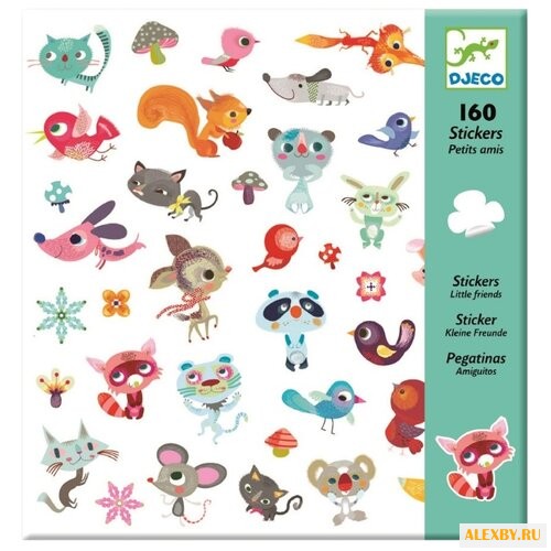 DJECO Наклейки Маленькие друзья