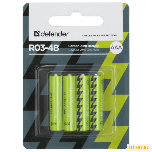 Батарейка AAA Defender R03-4B