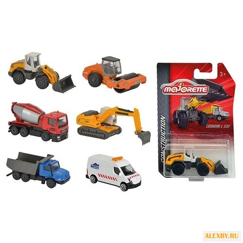 Машинка Majorette Construction