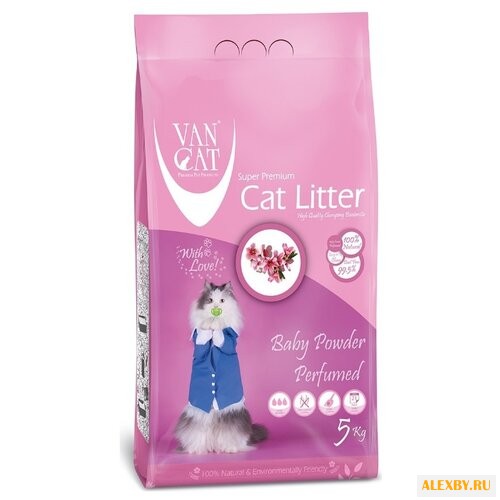 Наполнитель Van Cat Baby Powder
