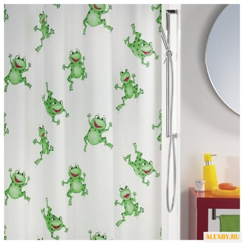 Штора Spirella Frogtime 180x200