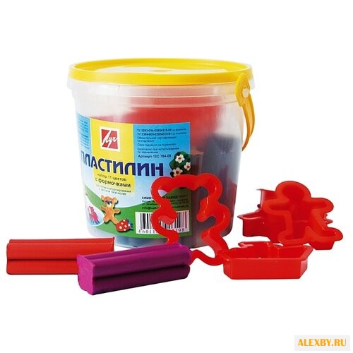 Пластилин Луч Кроха 11 цветов