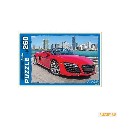 Пазл Рыжий кот Красный