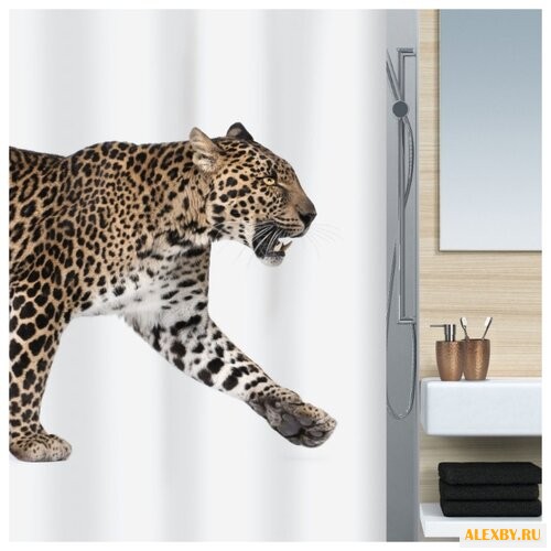 Штора Spirella Leopard 180x200