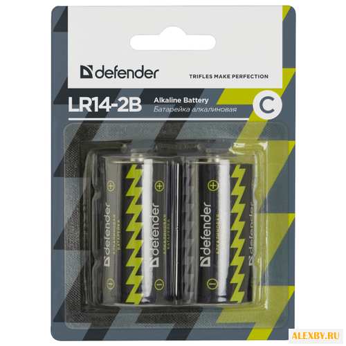 Батарейка C Defender LR14-2B