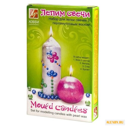 Луч Лепим свечи с перламутровым