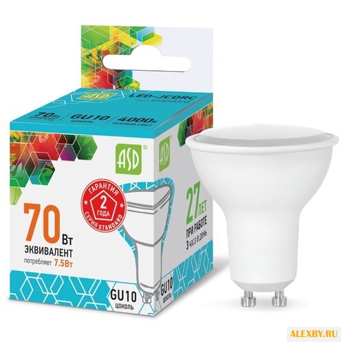 Лампа светодиодная ASD