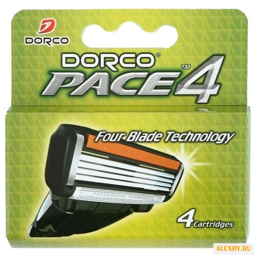 Сменные лезвия Dorco Pace 4