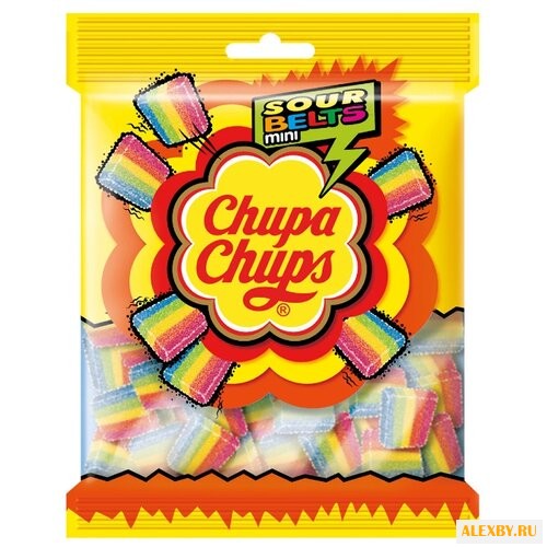 Мармелад Chupa Chups Sour belts