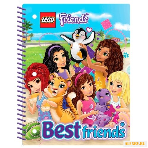LEGO Тетрадь на спирали Friends