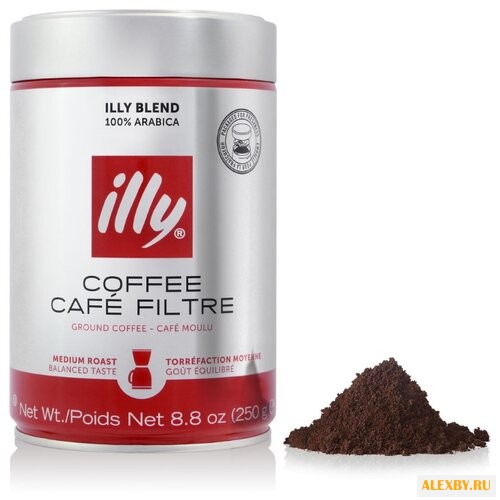 Кофе молотый Illy Caffe Filtro