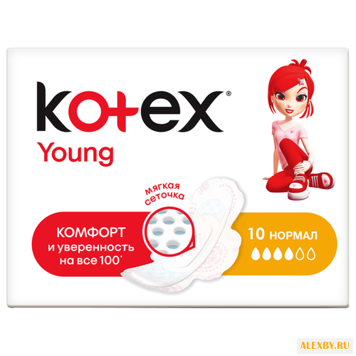 Kotex прокладки Young Normal