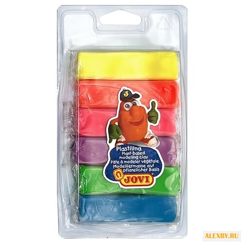 Пластилин JOVI Флуоресцентный 6