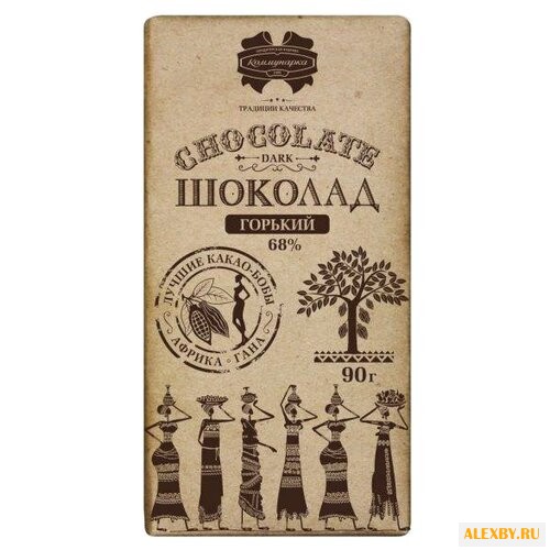 Шоколад Коммунарка горький