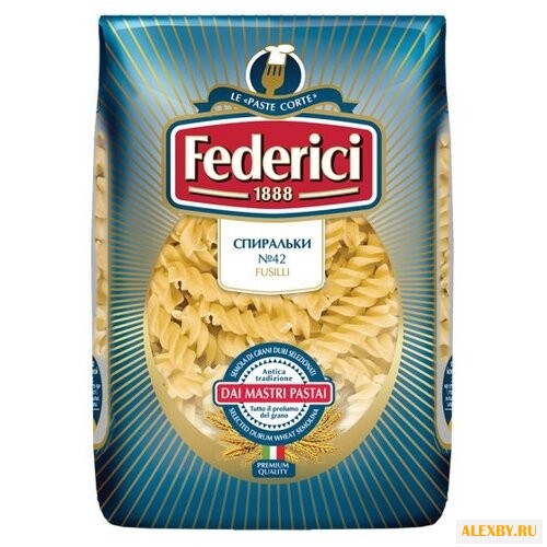 Federici Макароны Спиральки №