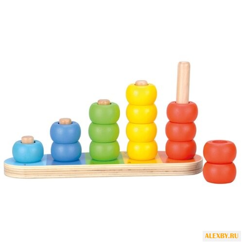 Пирамидка-сортер Bino Обучающая