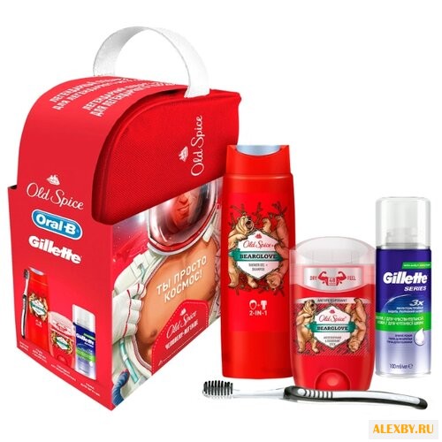 Набор Old Spice Bearglove Гель