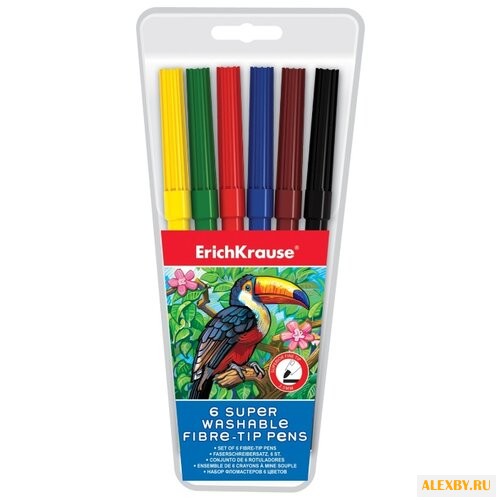 ErichKrause Фломастеры 6 шт.