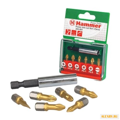 Бита Hammer 203-901 No1 7 шт