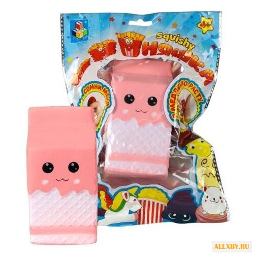 Игрушка-мялка 1 TOY Молоко Т12316