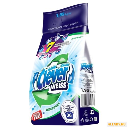Стиральный порошок Clever Weiss