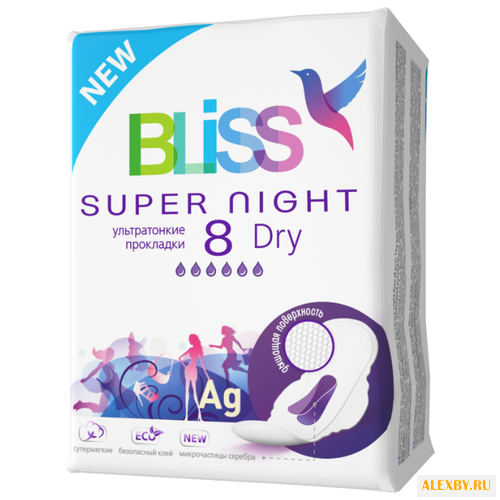 Bliss прокладки Super Night Dry