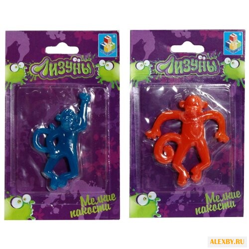 Лизун 1 TOY Обезьяна-тянучка