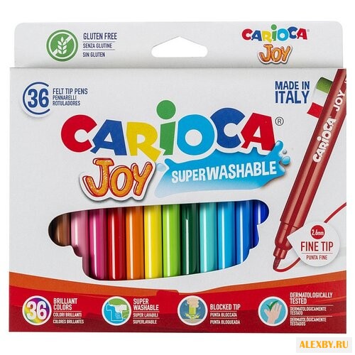 Carioca Фломастеры Joy 36 шт.