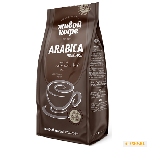 Кофе молотый Живой Кофе Арабика