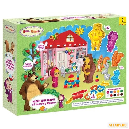 Масса для лепки РОСМЭН Маша и