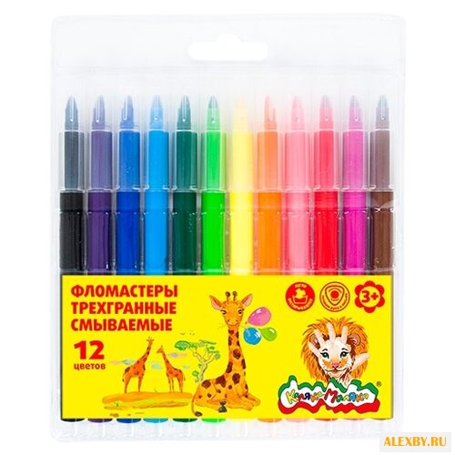 Каляка-Маляка Фломастеры 12 шт.