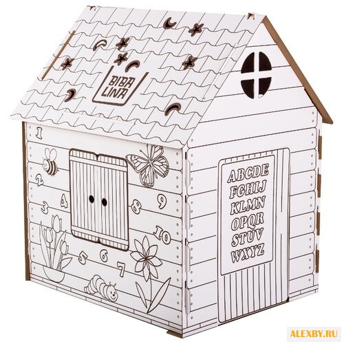 Домик BibaLina Раскраска