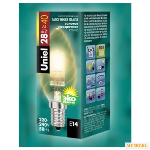 Лампа галогенная Uniel HCL-28