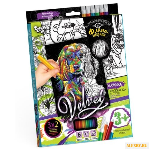 Danko Toys Бархатная раскраска