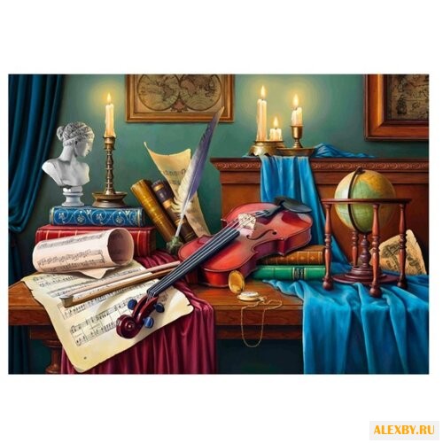 Рыжий кот Картина по номерам