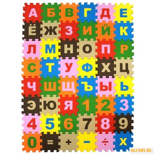 Коврик-пазл ЭкоПолимеры Буквы и
