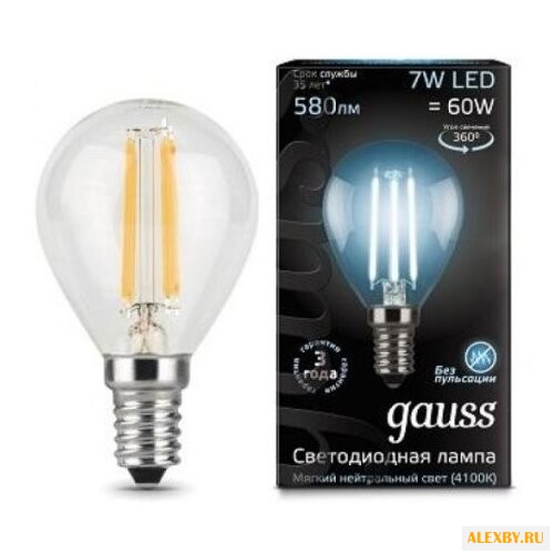 Лампа светодиодная gauss LED