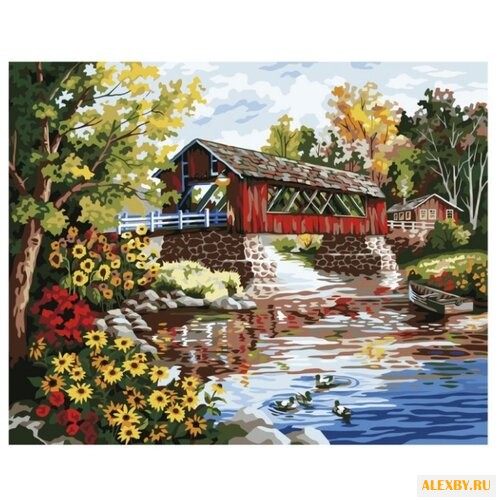 Рыжий кот Картина по номерам