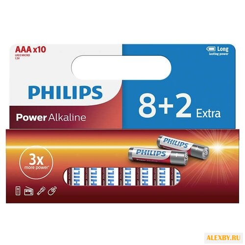 Батарейка AAA Philips LR03P10WP