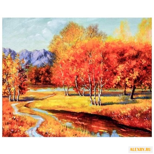 Рыжий кот Картина по номерам