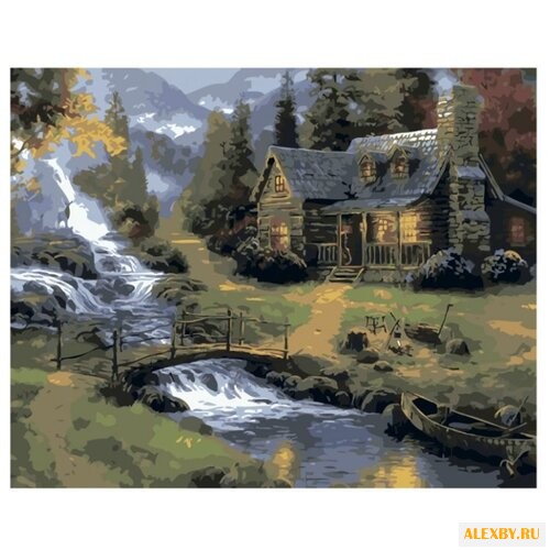 Рыжий кот Картина по номерам