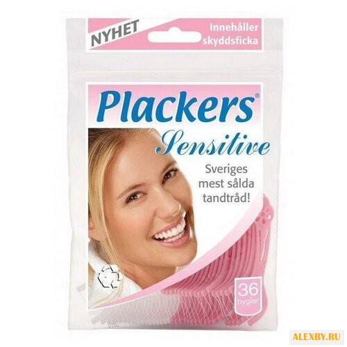 Plackers Sensitive флоссер для