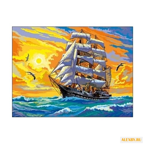 Рыжий кот Картина по номерам