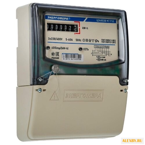 Энергомера ЦЭ6803В 1 230В 5-60А
