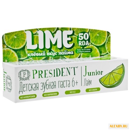 Зубная паста PresiDENT Junior