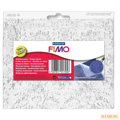 FIMO Текстурный лист Кружево