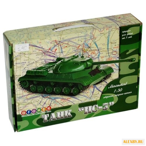 Сборная модель ОГОНЁК Танк ИС-3